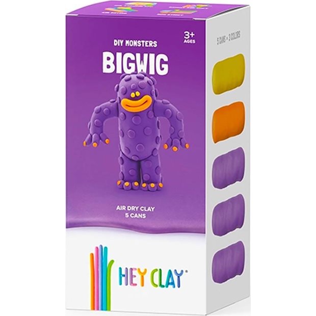 Hey Clay Claymates Diy Monsters Bigwig - 440017