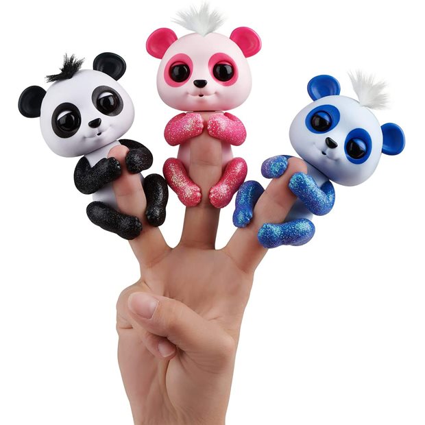 Παιχνιδολαμπαδα Fingerlings Glitter Panda Μπλε Archie - 3563