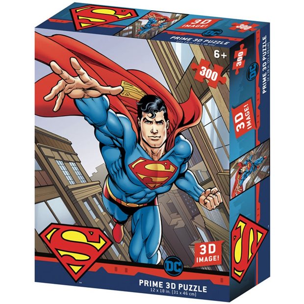 Παζλ DC Comics Superman 300pcs Prime 3D - 33003