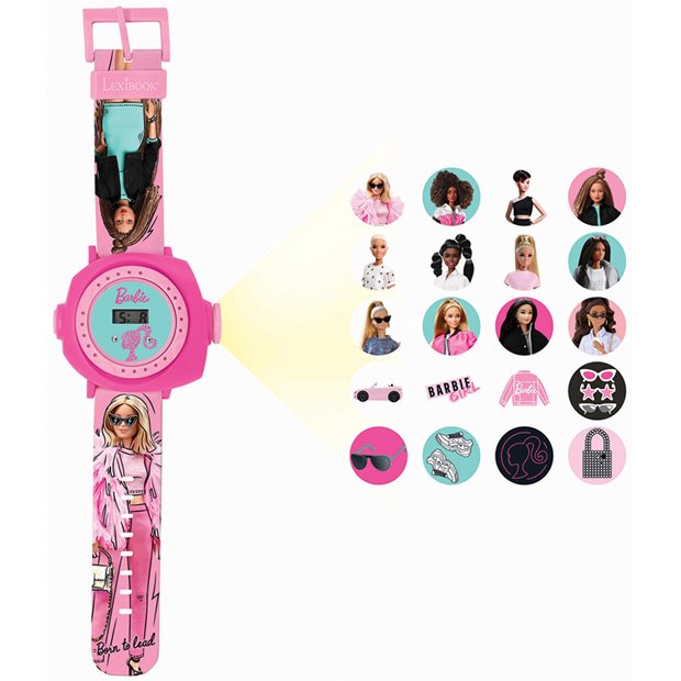 Ψηφιακό Ρολόι Προτζέκτορας Barbie Με 20 Εικόνες - 25.DMW050BB