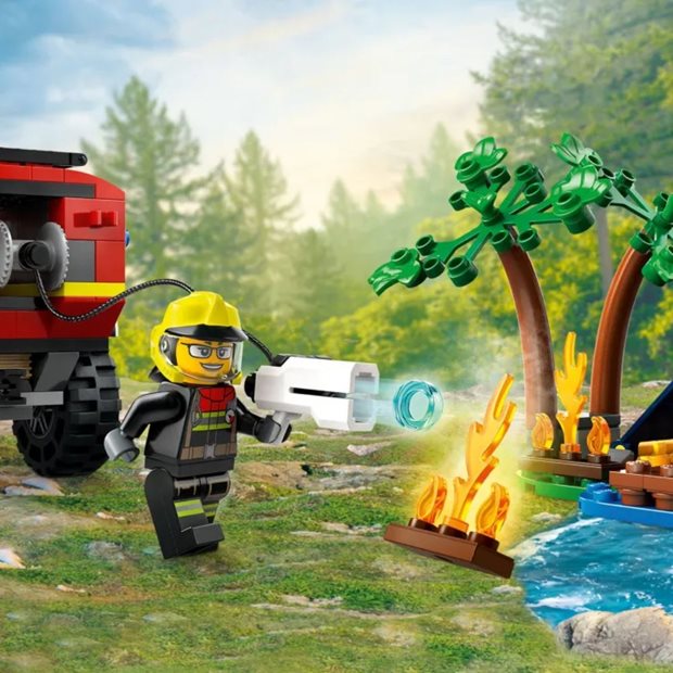 LEGO® City - 4X4 Fire Truck With Rescue Boat - 60412