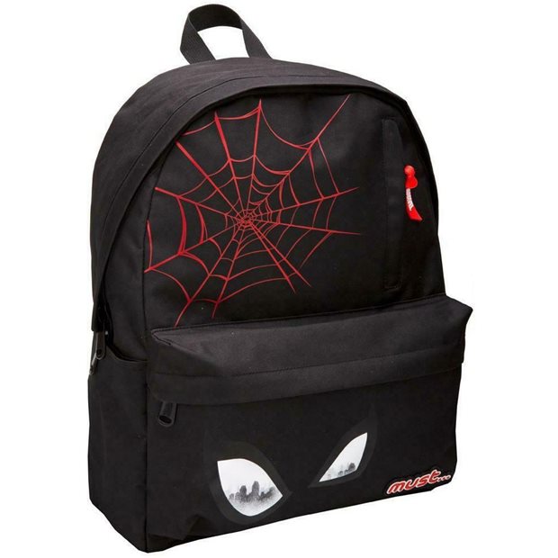 Παιδικο Σακιδιο Πλατης Δημοτικου Spiderman Μαυρο - 500989