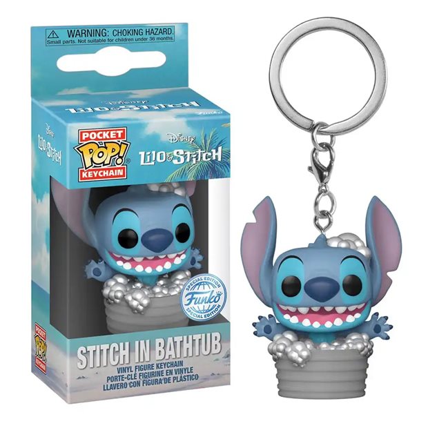 Μπρελόκ Disney Lilo & Stitch - Stitch In Bathtub | Funko Pop! Keychain - 68889