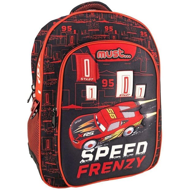 Σακιδιο Πλατης Δημοτικου Cars Speed Frenzy 2022 - 000562957
