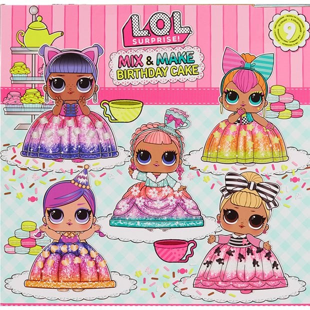 Κούκλα LOL Surprise Mix & Make Birthday Cake 1Τμχ - 593140EUC