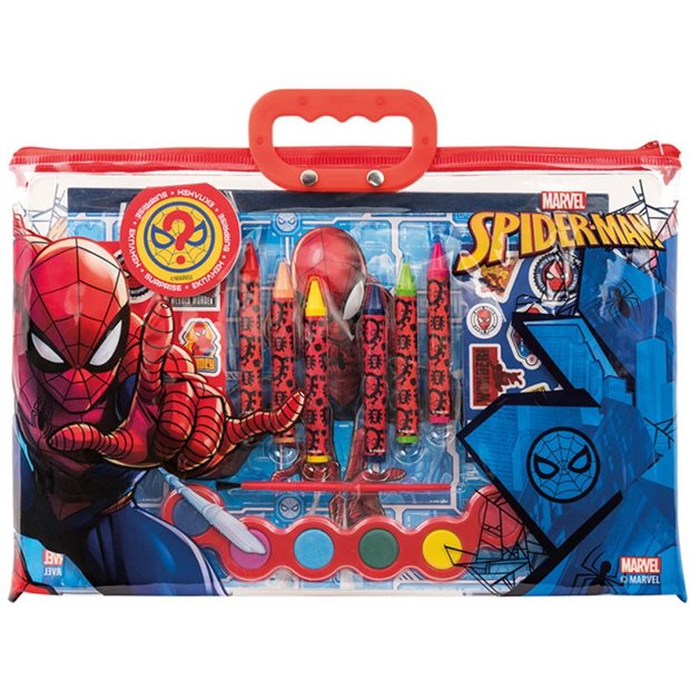 Σετ Ζωγραφικης Marvel Spider-Man Διαφανη Συσκευασια - 68003