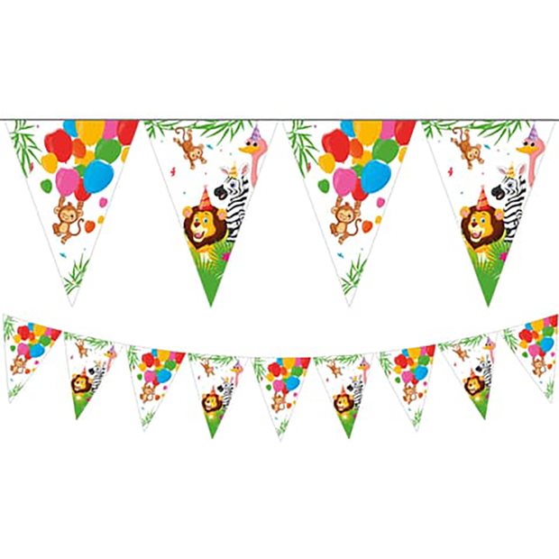 Γιρλάντα Jungle Balloons (9 Σημαιάκια) | Procos - 093785