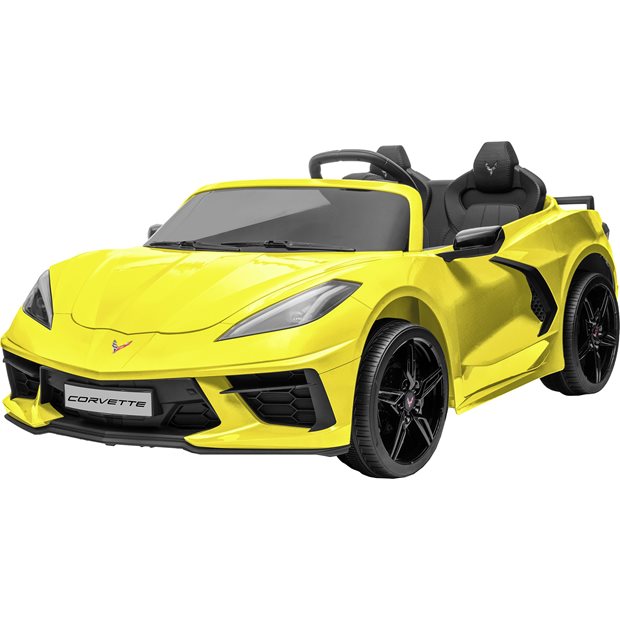 Ηλεκτροκίνητο Αυτοκίνητο Chevrolet Corvette Original License 12V - Κίτρινο | Skorpion Wheels - 5246016