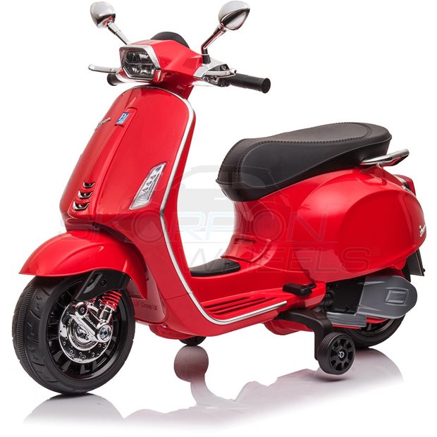 Ηλεκτροκίνητη Μηχανή Piaggio Vespa Sprint Racing 60s Original License 12V - Κόκκινη | Skorpion Wheels - 5245052