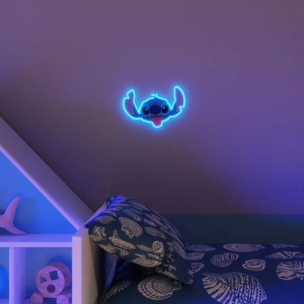 Λάμπα Neon LED Disney Το Πρόσωπο Του Stitch | YellowPop - YPDI-STI-FAC