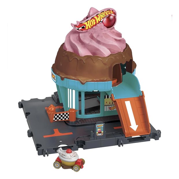 Hot Wheels City Πίστα Ice Cream Shop - HTN77