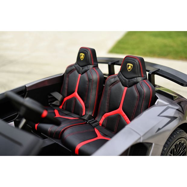 Ηλεκτροκίνητο Αυτοκίνητο Lamborghini Aventador SV Original License 24V - Γκρι | Skorpion Wheels - 52490251