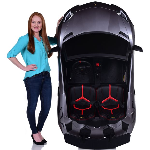 Ηλεκτροκίνητο Αυτοκίνητο Lamborghini Aventador SV Original License 24V - Γκρι | Skorpion Wheels - 52490251