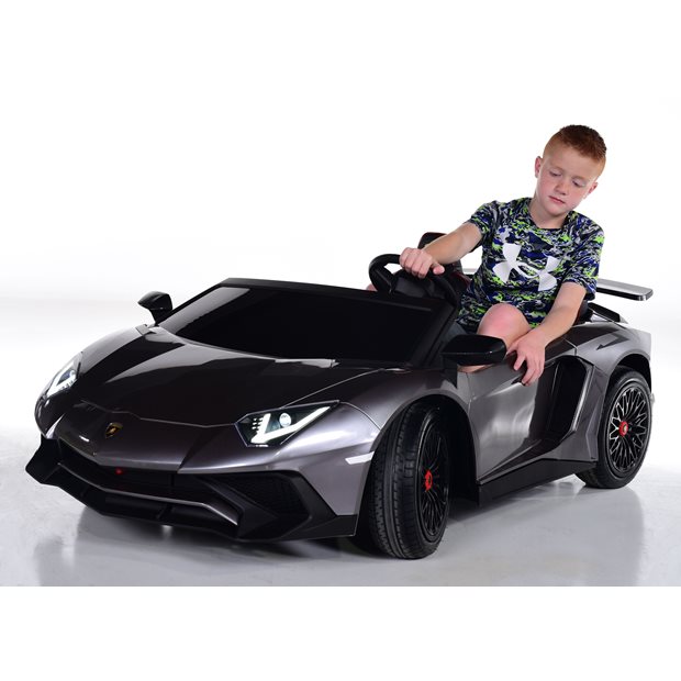 Ηλεκτροκίνητο Αυτοκίνητο Lamborghini Aventador SV Original License 24V - Γκρι | Skorpion Wheels - 52490251