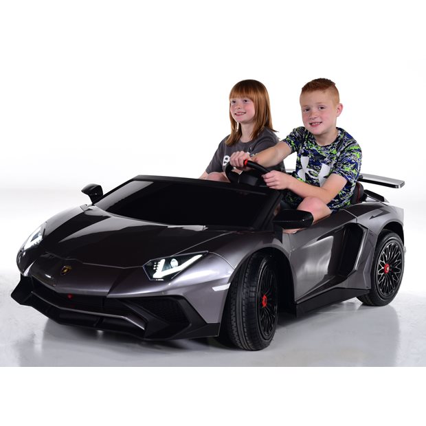 Ηλεκτροκίνητο Αυτοκίνητο Lamborghini Aventador SV Original License 24V - Γκρι | Skorpion Wheels - 52490251