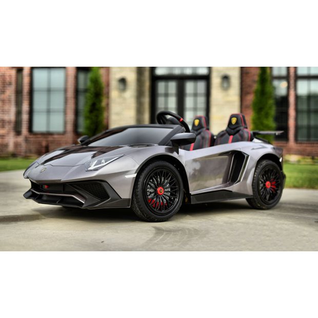 Ηλεκτροκίνητο Αυτοκίνητο Lamborghini Aventador SV Original License 24V - Γκρι | Skorpion Wheels - 52490251
