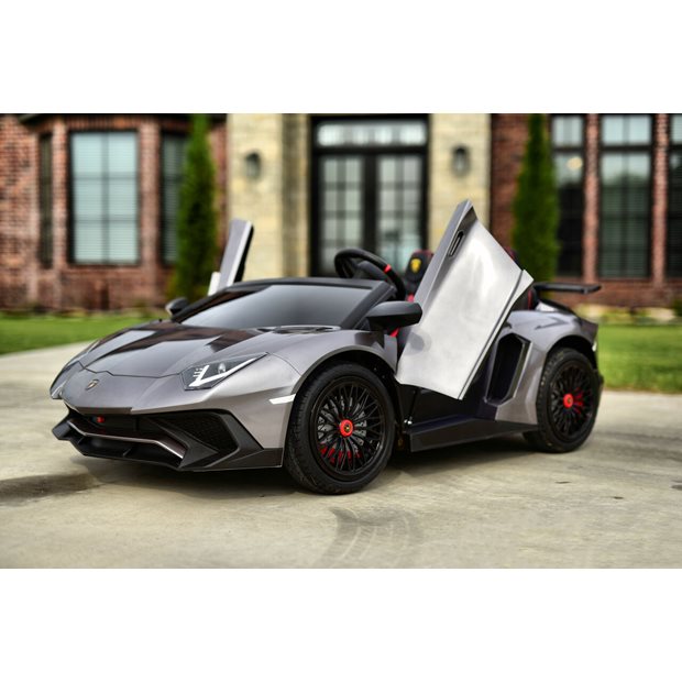 Ηλεκτροκίνητο Αυτοκίνητο Lamborghini Aventador SV Original License 24V - Γκρι | Skorpion Wheels - 52490251