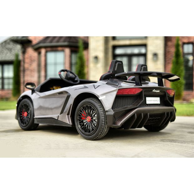 Ηλεκτροκίνητο Αυτοκίνητο Lamborghini Aventador SV Original License 24V - Γκρι | Skorpion Wheels - 52490251