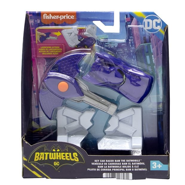 Batwheels Όχημα Με Αξεσουάρ Bam The Batmobile - HRJ54