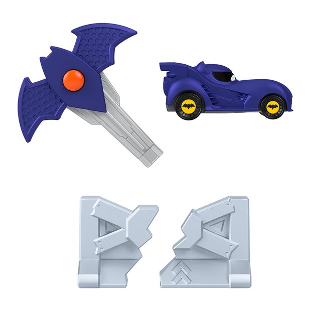 Batwheels Όχημα Με Αξεσουάρ Bam The Batmobile - HRJ54
