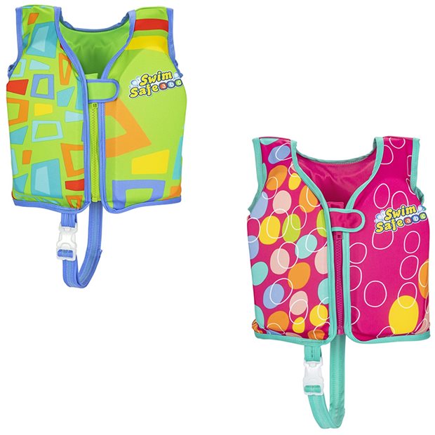 Σωσίβιο Γιλέκο Swim Safe ABC S/M 2 Σχεδια Bestway - 32176