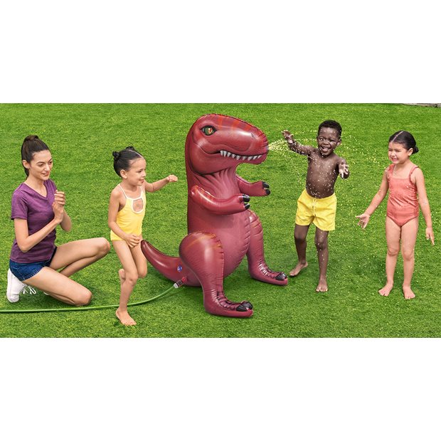 Φουσκωτός Δεινόσαυρος Με Ψεκαστήρα Νερού Κόκκινος - 52294