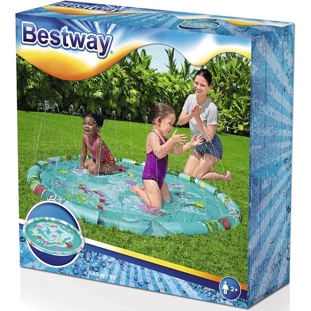 Φουσκωτό Δάπεδο Underwater Utopia Με Ψεκαστήρας Νερού 165cm | Bestway - 52487