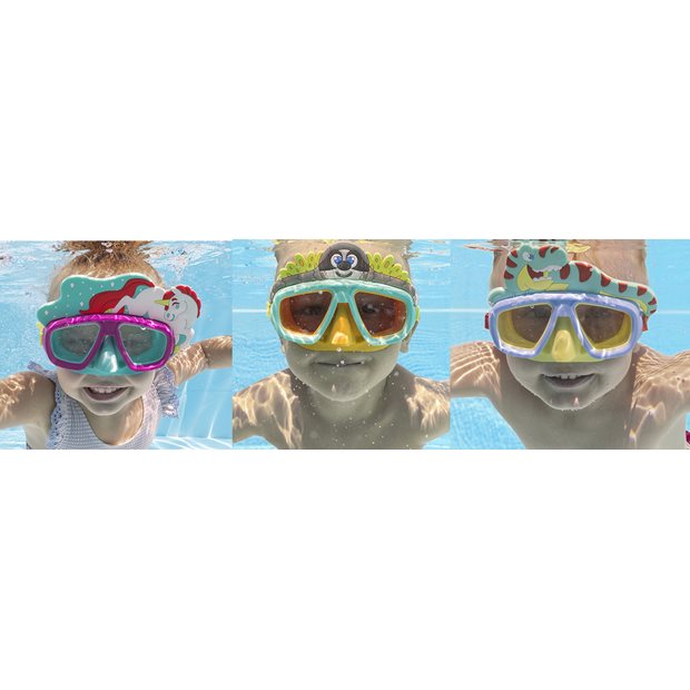 Μάσκα Θαλάσσης Aquapals Σε 3 Σχέδια | Bestway - 22064