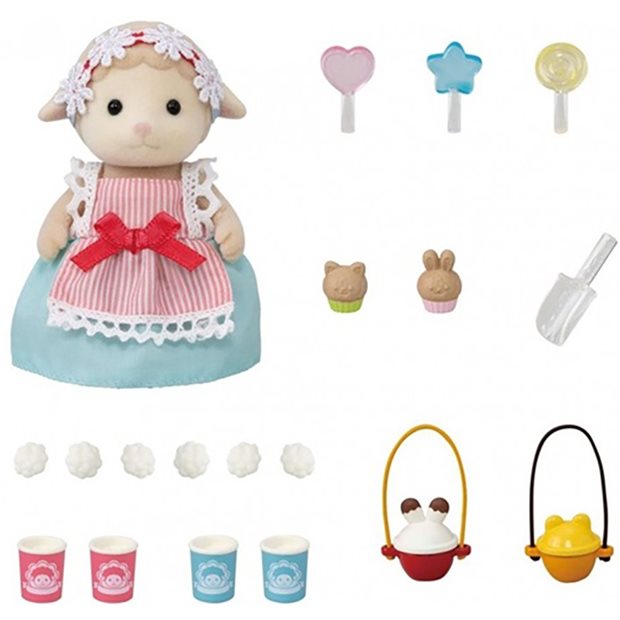 Sylvanian Families Popcorn Delivery Trike & Sheep Mother - 5653