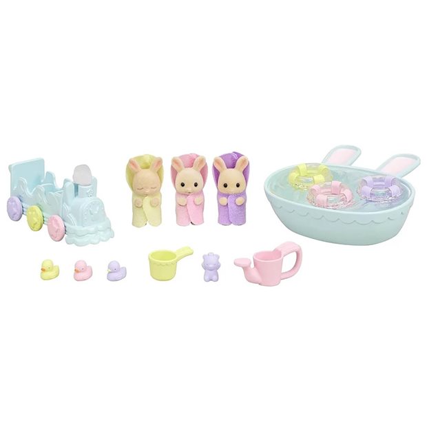 Sylvanian Families Triplets Baby Bathtime Set - 5707