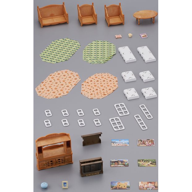 Sylvanian Families Comfy Living Room Set - 5339