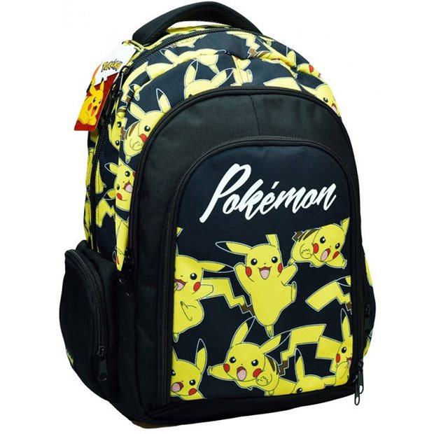 Τσάντα Δημοτικού Πλάτης Οβάλ Pokemon Team - 316-11031