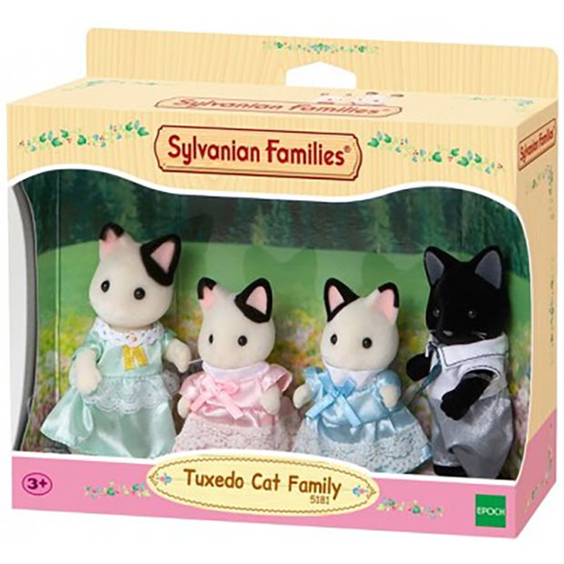 Sylvanian Families Tuxedo Cat Family - 5181