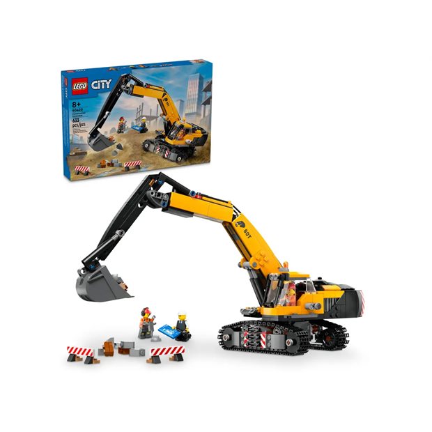 LEGO® City - Yellow Construction Excavator - 60420