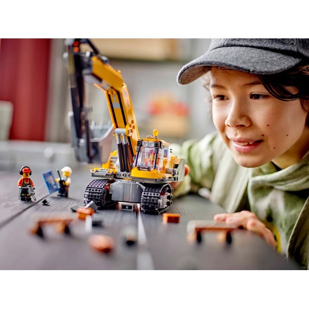 LEGO® City - Yellow Construction Excavator - 60420