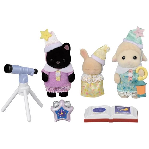 Sylvanian Families Nursery Friends Sleepover Party Trio - 5750