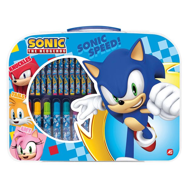 Σετ Ζωγραφικής Art Case Sonic The Hedgehog | As - 1023-66231