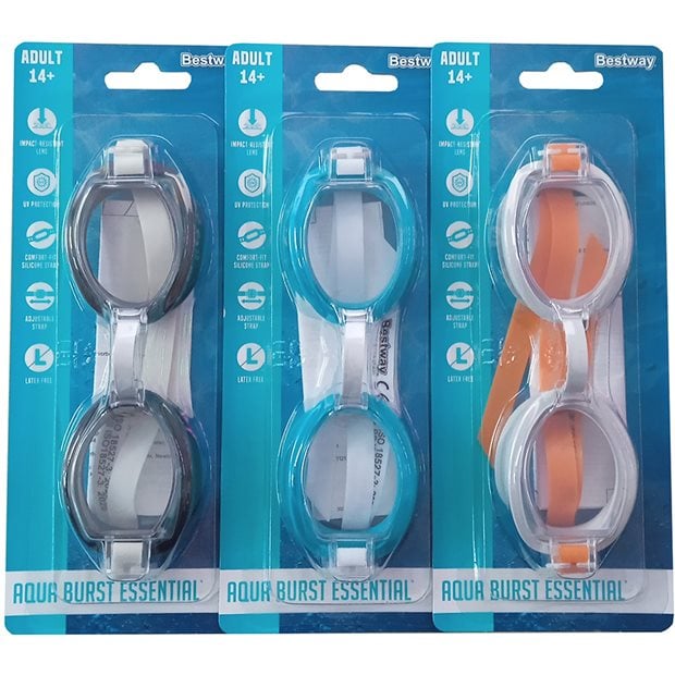 Γυαλάκια Θαλάσσης Aqua Burst Essential Σε 3 Χρώματα Bestway - 21097