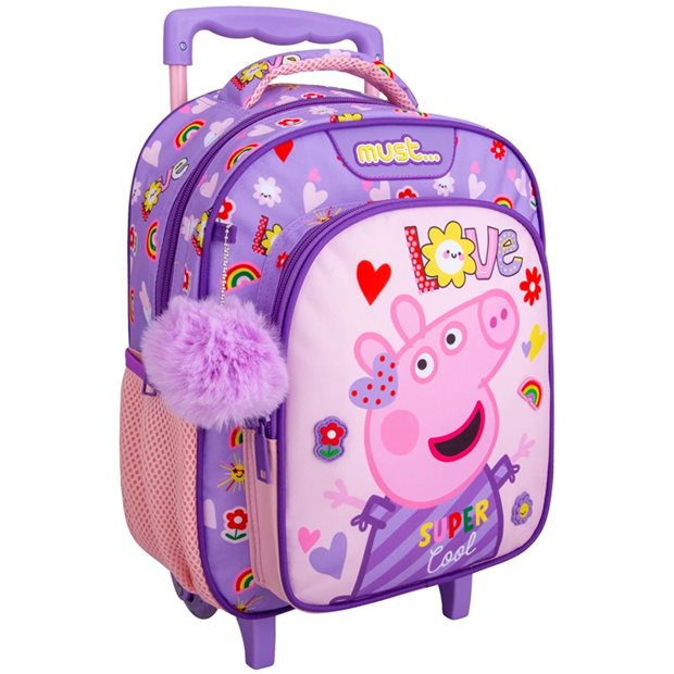 Σακίδιο Trolley Νηπίου Peppa Pig Super Cool 2024 - 000482796