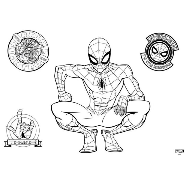 Μπλοκ Ζωγραφικής Spiderman - 000508415