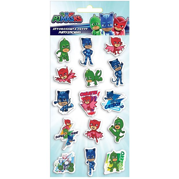 Αυτοκόλλητα Puffy PJ Masks - 000484292