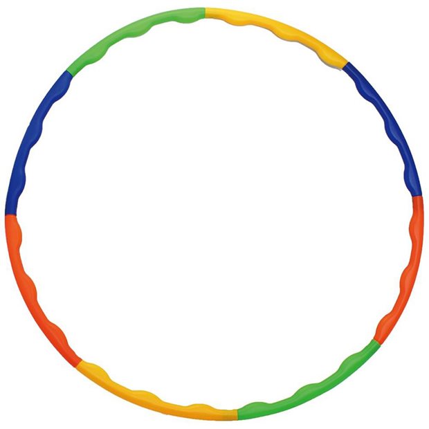 Στεφάνι Γυμναστικής Hula Hoop Πολύχρωμο Σπαστό - 000622624