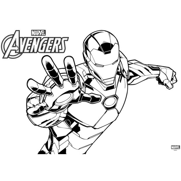 Μπλοκ Ζωγραφικής Avengers Iron Man Armor Up - 000506249