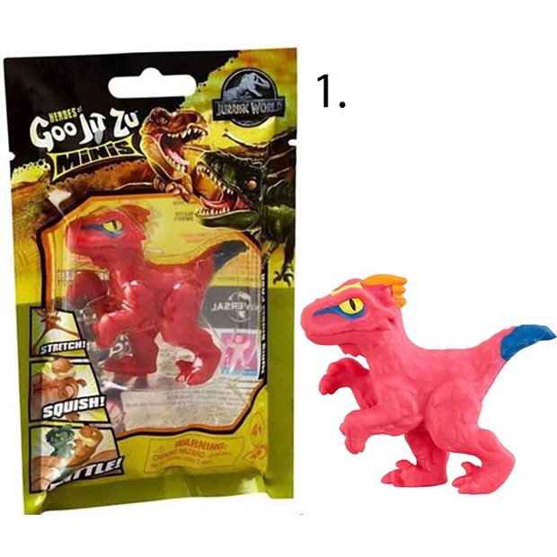 Φιγουρες Goo Jit Zu Jurassic World Minis Σε 7 Σχεδια - GJT27000