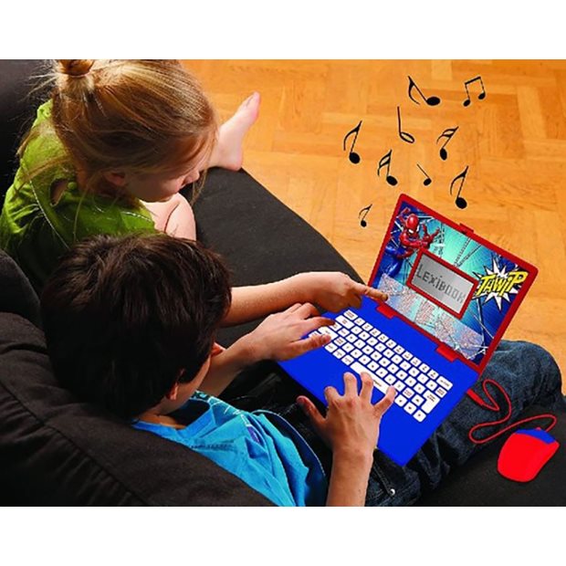 Lexibook Εκπαιδευτικο Διγλωσσο Laptop Spider-Man - JC598SPi8