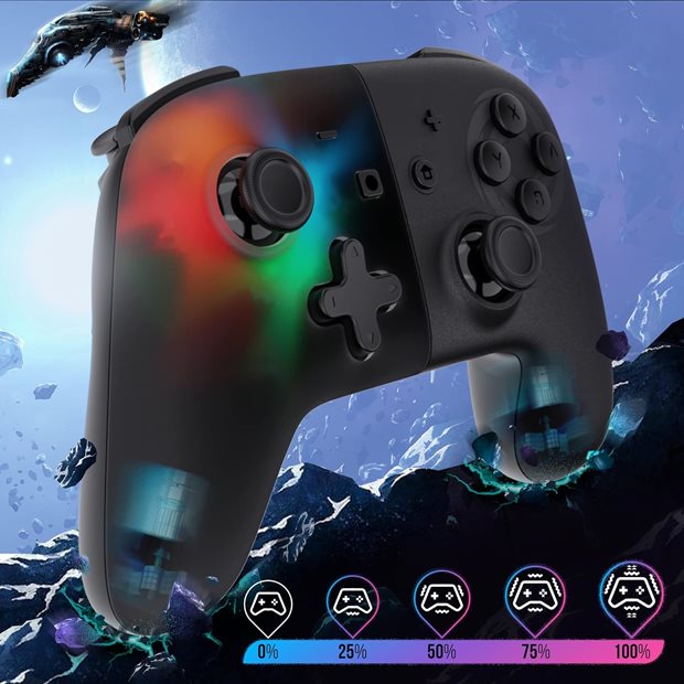 Bluetooth Controller For Nintendo Switch / PC / IOS / Android - Black Star - ONICTR1-SWI-BLK