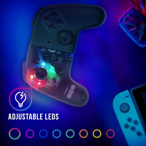 Bluetooth Controller For Nintendo Switch / PC / IOS / Android - Black Star - ONICTR1-SWI-BLK