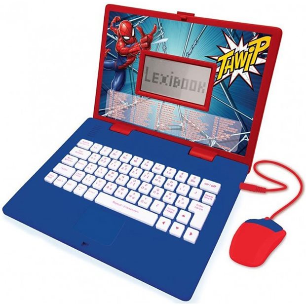 Lexibook Εκπαιδευτικο Διγλωσσο Laptop Spider-Man - JC598SPi8
