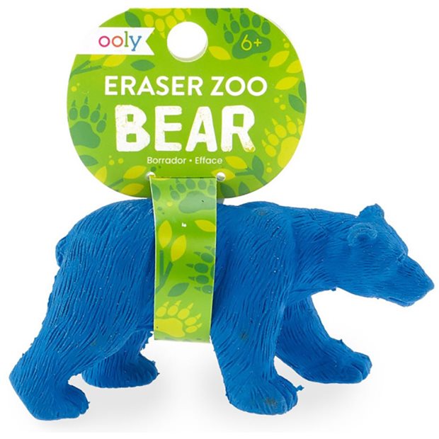 Γόμα Μεγάλη Eraser Zoo Μπλε Αρκούδα - 112-099