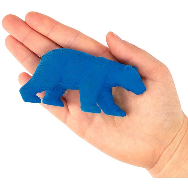 Γόμα Μεγάλη Eraser Zoo Μπλε Αρκούδα - 112-099